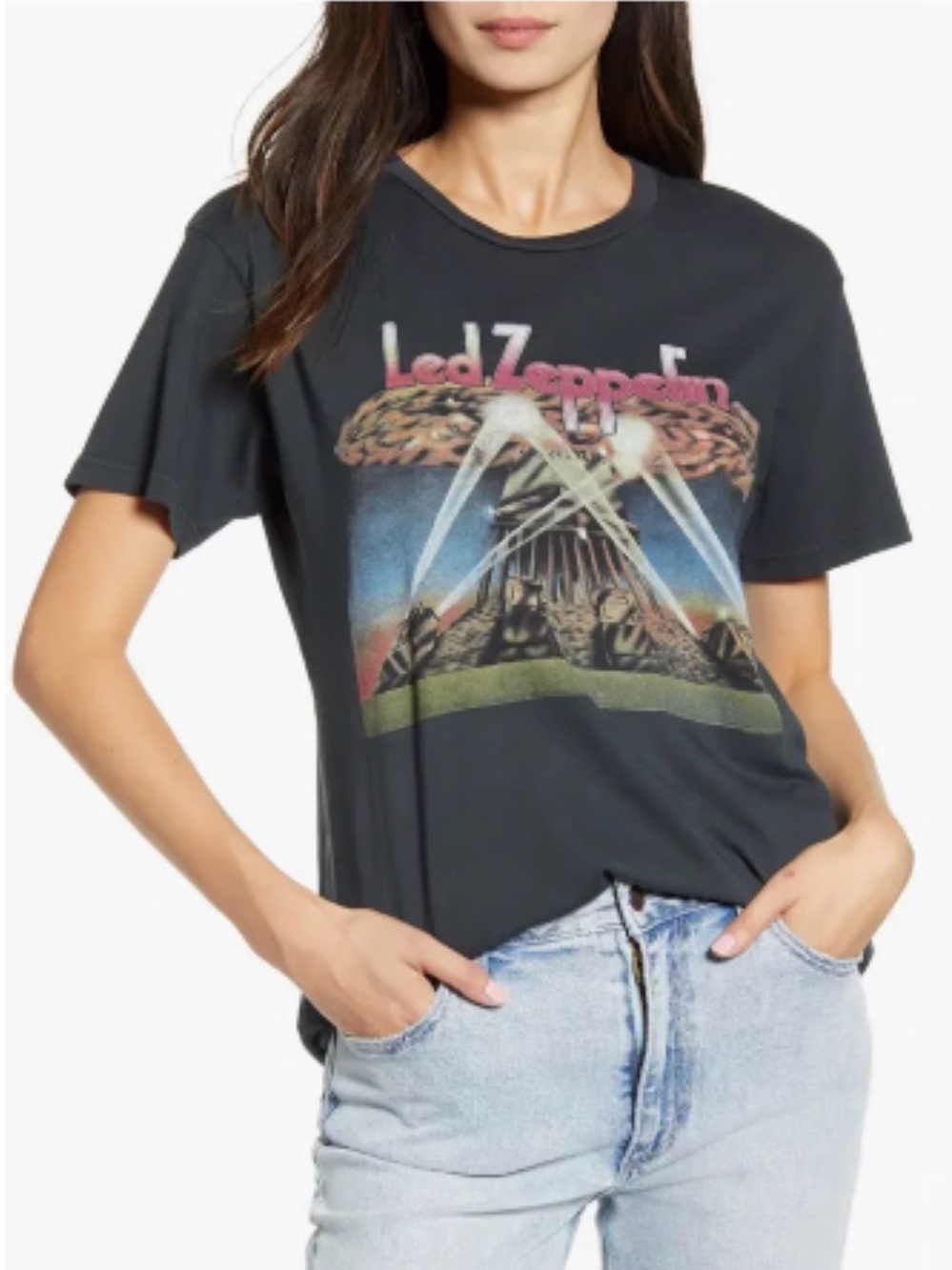 Daydreamer Women’s Led Zeppelin II Blimp Tee Size Small Band T Shirt Free people